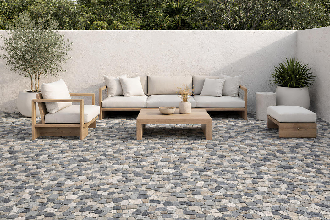 Tumbled Pebble Mosaics