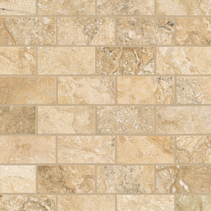 Trail Cross Cut Brick Mosaic