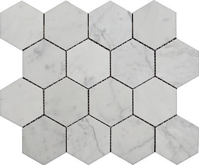 Bianco Carrara Mosaics