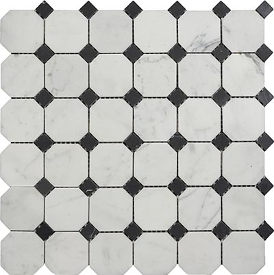 Bianco Carrara Mosaics