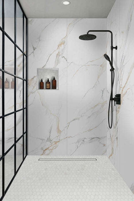 Bianco Dolomite Mosaics