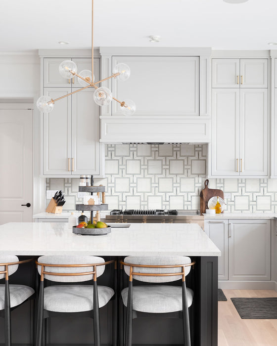 Bianco Dolomite Mosaics