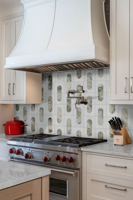 Bianco Dolomite Mosaics