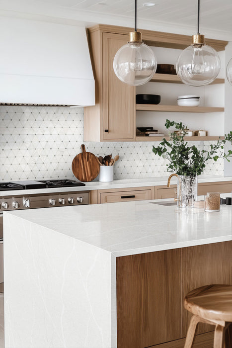 Bianco Dolomite Mosaics