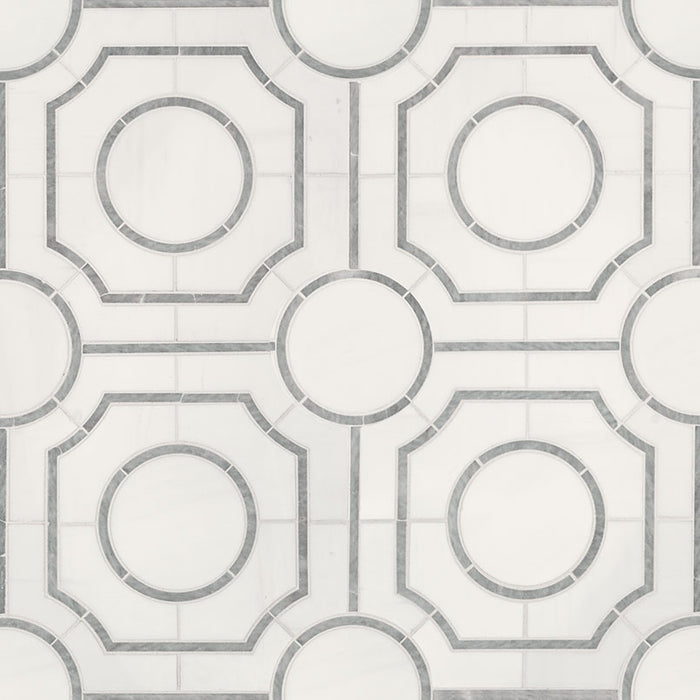 Bianco Dolomite Mosaics