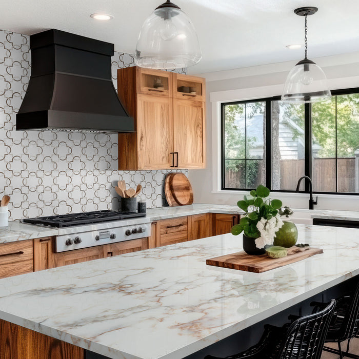 Bianco Dolomite Mosaics