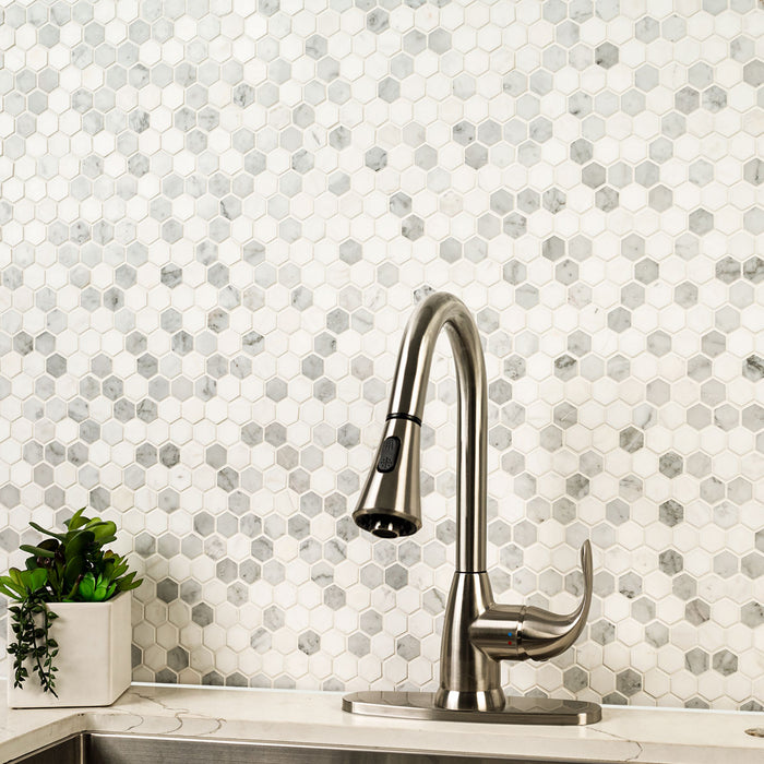 Bianco Dolomite Mosaics