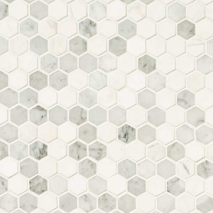 Bianco Dolomite Mosaics