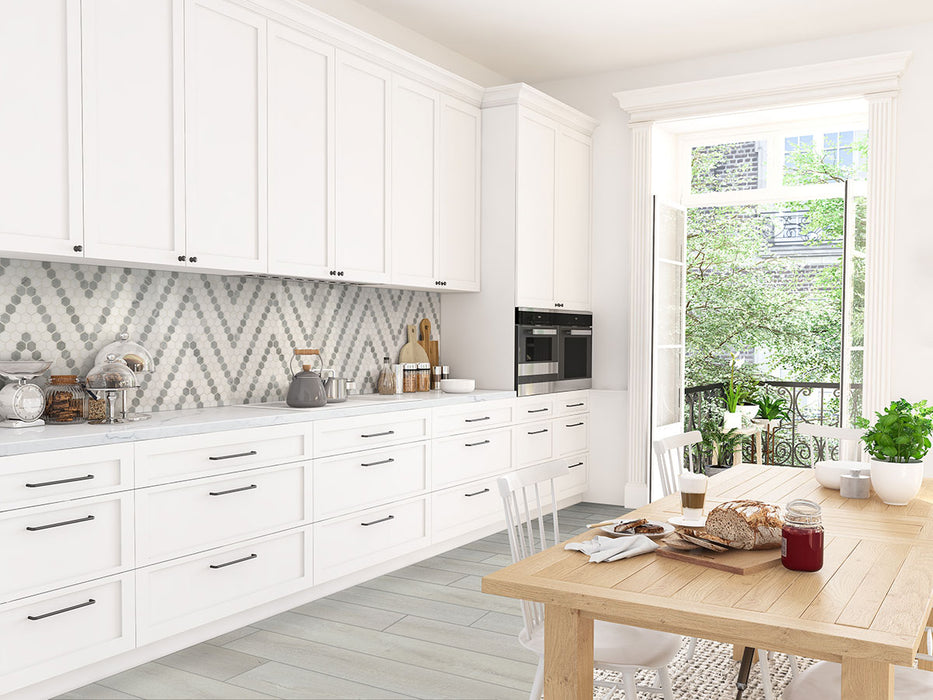 Bianco Dolomite Mosaics