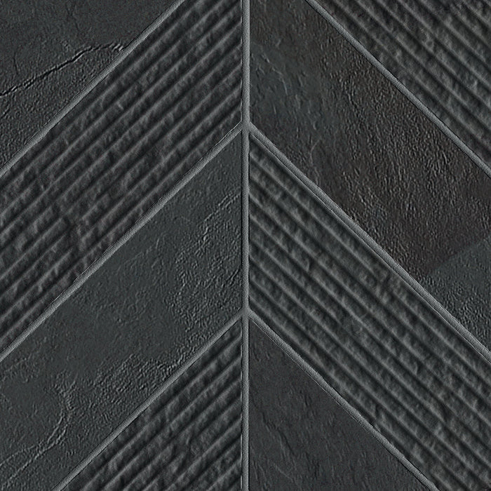 Essence Slate Chevron Mosaic