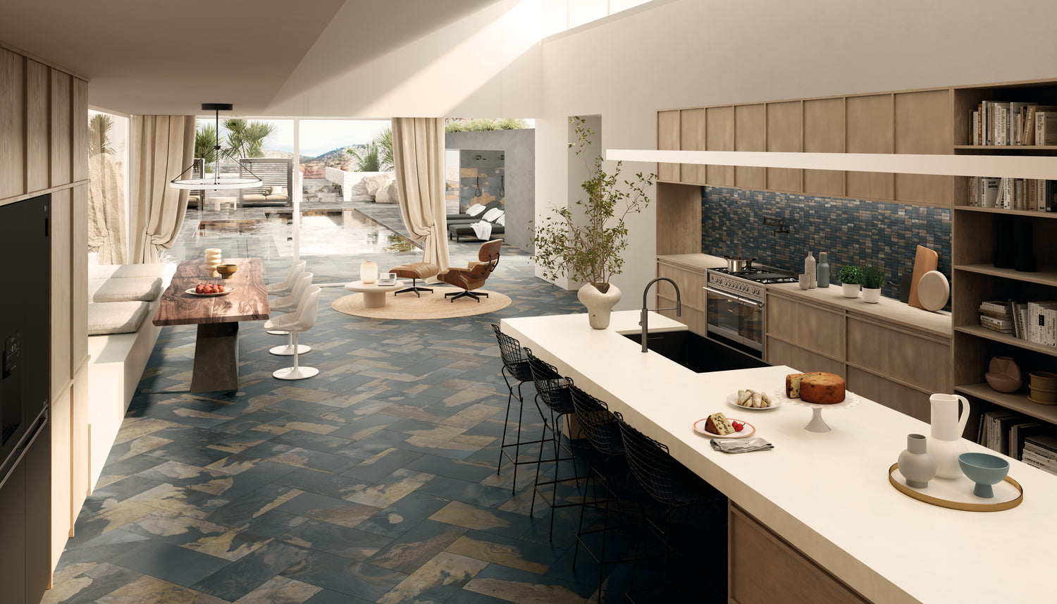 More About Essence Slate Stacked Mosaic